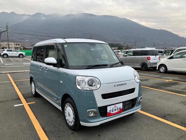 ムーヴキャンバス ストライプスＧ　純正ナビゲーション　ナビ　スマートキープッシュスタート　キーフリーキー　ワンオーナー車　車線逸脱警報　運転席エアバック　オートハイビーム　ＡＢＳ　点検記録簿　エマージェンシーブレーキ（16枚目）