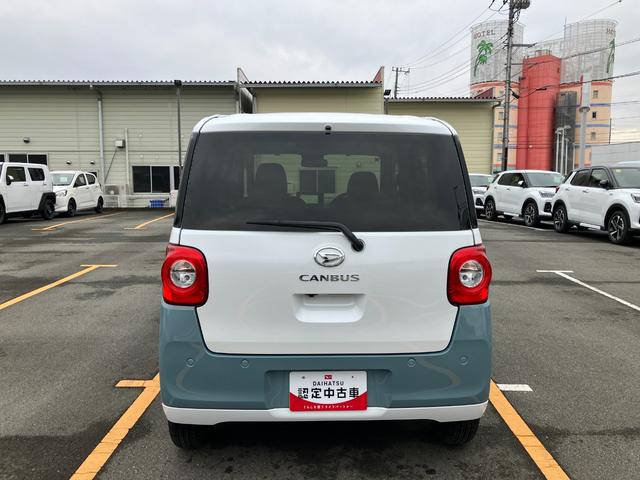 ムーヴキャンバス ストライプスＧ　純正ナビゲーション　ナビ　スマートキープッシュスタート　キーフリーキー　ワンオーナー車　車線逸脱警報　運転席エアバック　オートハイビーム　ＡＢＳ　点検記録簿　エマージェンシーブレーキ（22枚目）