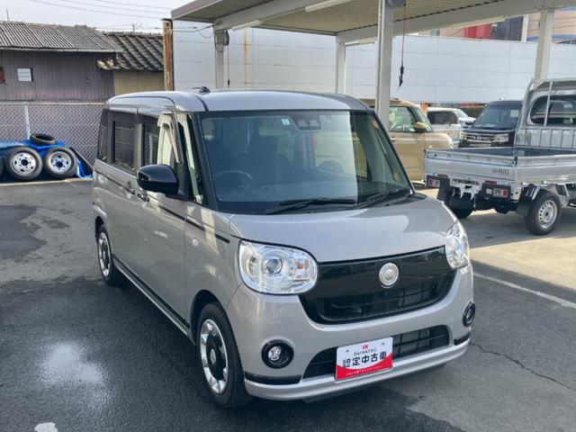 ムーヴキャンバス GブラックアクセントVS SAIII 純正ナビ パノラマ レーンキープアシスト 衝突被害軽減装置 ワンオーナー スマートキー オートハイビーム エアバック ABS 記録簿 キーレスエントリー 両電動スライドドア 電動格納ドアミラー オートエアコン(18枚目)