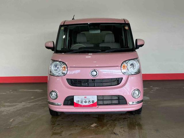 ムーヴキャンバス Ｇメイクアップリミテッド　ＳＡＩＩＩ　（車内　消臭・抗菌　処理済）　衝突被害軽減システム　４ＷＤ　両側パワースライドドア　ナビ　パノラマモニター　キーフリーシステム（3枚目）