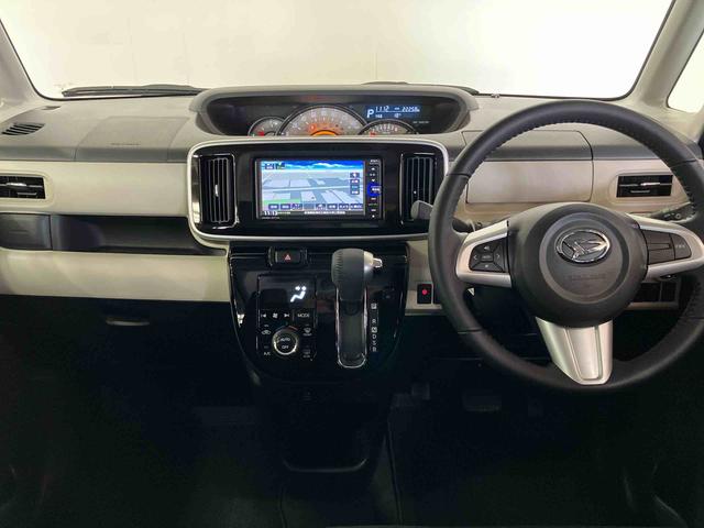 ムーヴキャンバス ＧブラックアクセントＶＳ　ＳＡＩＩＩ　（車内　消臭・抗菌　処理済）　衝突被害軽減システム　両側パワースライドドア　ナビ　パノラマモニター　キーフリーシステム（11枚目）