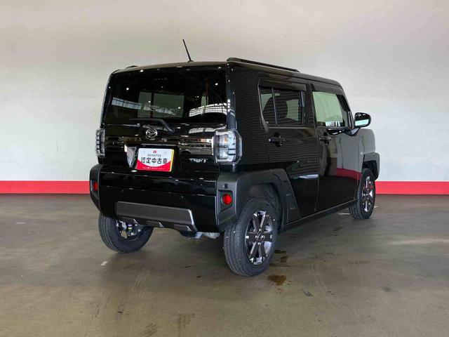 タフト Ｇターボ　ダーククロムベンチャー　（車内　消臭・抗菌　処理済）　衝突被害軽減システム　４ＷＤ　アダプティブクルーズコントロール　ナビ　バックカメラ　アルミホイール　キーフリーシステム（2枚目）