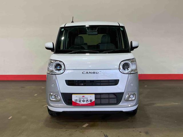 ムーヴキャンバス ストライプスG (車内 消臭・抗菌 処理済) 衝突被害軽減システム 4WD 両側パワースライドドア バックカメラ キーフリーシステム(3枚目)