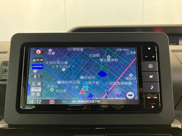 タント カスタムＲＳセレクション　ターボ／ナビ／ＥＴＣ／ドラレコ　ターボ　純正ナビ　純正ＥＴＣ　純正ドライブレコーダー　パノラマモニター　アダプティブクルーズコントロール　両側パワースライドドア　運転席・助手席シートヒーター　Ｂｌｕｅｔｏｏｔｈ接続　スマアシ（5枚目）