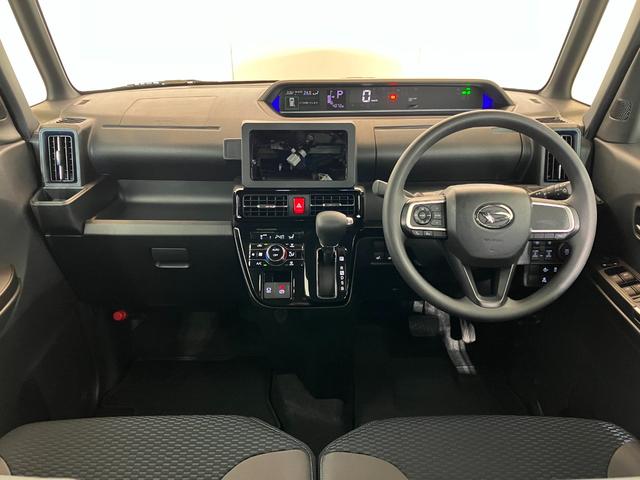 タント カスタムＸ　オーディオレス／フロントシートヒーター　ワンオーナー　オーディオレス　バックモニター対応カメラ　両側パワースライドドア　運転席・助手席シートヒーター　電動パーキングブレーキ　オートブレーキホールド　純正１４インチアルミホイール　スマアシ（12枚目）