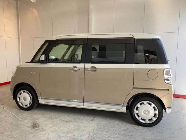 ムーヴキャンバス ＧメイクアップＳＡＩＩＩ　ナビ／ＥＴＣ／社外ドラレコ　ワンオーナー　純正ナビ　純正ＥＴＣ　社外ドライブレコーダー　パノラマモニター　両側パワースライドドア　Ｂｌｕｅｔｏｏｔｈ接続　社外１ボディタイプレーダー探知機　ＬＥＤヘッドランプ　スマアシＩＩＩ（45枚目）