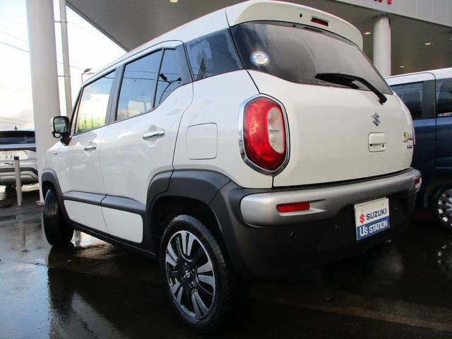 クロスビー HYBRIDMZ4WD前後被害軽減ブレーキ全方位カメラACC 4WD 禁煙車 全方位カメラ オートライト プッシュスタート シートヒーター オートエアコン 衝突被害軽減システム アイドリングストップ 衝突安全ボディ 盗難防止システム 横滑り防止機能(3枚目)