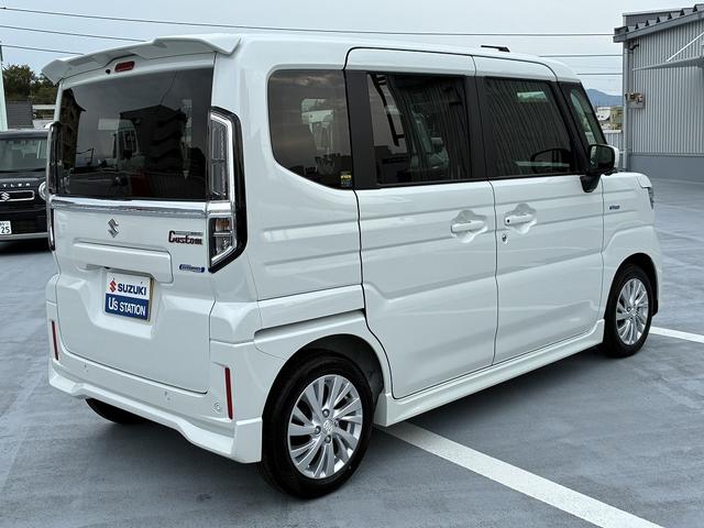 スペーシアカスタム カスタム　ＨＹＢＲＩＤ　ＧＳ　全方位モニタ付きナビ搭載♪　社用車アップ　衝突軽減Ｓ，Ａ／Ｃ，Ｐ／Ｓ，Ｐ／Ｗ，Ａ／Ｂ，ＡＢＳ，ＴＶ，Ａ／Ｗ，集中ドア，ナビ，キーレス，スズキコネクト対応通信機装着車（7枚目）