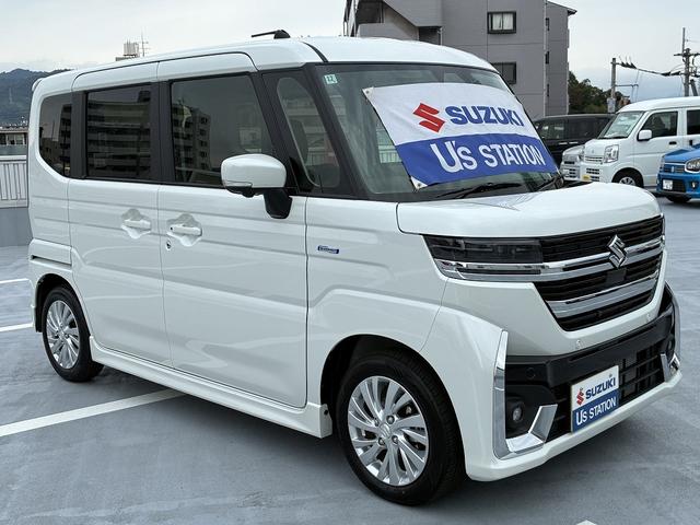 スペーシアカスタム カスタム　ＨＹＢＲＩＤ　ＧＳ　全方位モニタ付きナビ搭載♪　社用車アップ　衝突軽減Ｓ，Ａ／Ｃ，Ｐ／Ｓ，Ｐ／Ｗ，Ａ／Ｂ，ＡＢＳ，ＴＶ，Ａ／Ｗ，集中ドア，ナビ，キーレス，スズキコネクト対応通信機装着車（9枚目）
