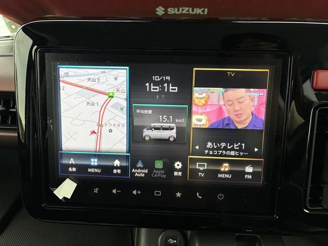スペーシアカスタム カスタム　ＨＹＢＲＩＤ　ＧＳ　全方位モニタ付きナビ搭載♪　社用車アップ　衝突軽減Ｓ，Ａ／Ｃ，Ｐ／Ｓ，Ｐ／Ｗ，Ａ／Ｂ，ＡＢＳ，ＴＶ，Ａ／Ｗ，集中ドア，ナビ，キーレス，スズキコネクト対応通信機装着車（17枚目）