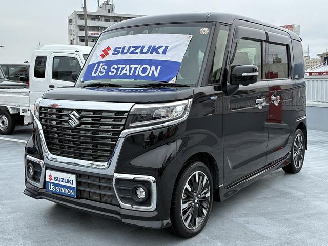 スペーシアカスタム カスタム HYBRID XS 2型 全方位カメラ+ナビ♪ ETC車載器 ドライブレコーダー 衝突軽減ブレーキ 後席両側電動スライドドア(3枚目)