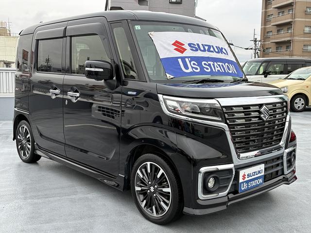 スペーシアカスタム カスタム HYBRID XS 2型 全方位カメラ+ナビ♪ ETC車載器 ドライブレコーダー 衝突軽減ブレーキ 後席両側電動スライドドア(9枚目)