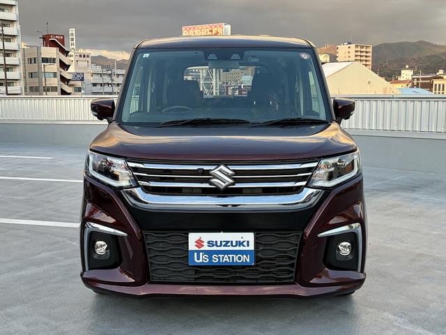 ソリオ ＨＹＢＲＩＤ　ＭＺ　全方位モニタ付きナビ搭載♪　ＥＴＣ車載器　前後ドライブレコーダー　後席両側電動スライドドア　プッシュスタート　オートライト　シートヒーター　オートエアコン　スズキセーフティーサポート　衝突被害軽減システム　盗難防止システム（2枚目）