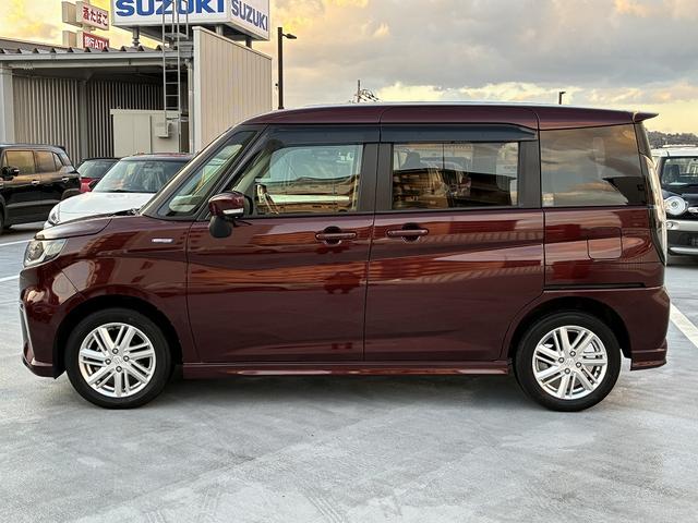 ソリオ ＨＹＢＲＩＤ　ＭＺ　全方位モニタ付きナビ搭載♪　ＥＴＣ車載器　前後ドライブレコーダー　後席両側電動スライドドア　プッシュスタート　オートライト　シートヒーター　オートエアコン　スズキセーフティーサポート　衝突被害軽減システム　盗難防止システム（4枚目）