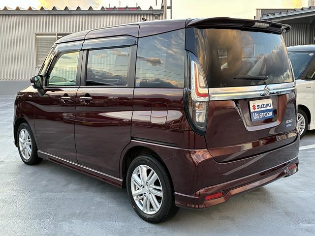 ソリオ ＨＹＢＲＩＤ　ＭＺ　全方位モニタ付きナビ搭載♪　ＥＴＣ車載器　前後ドライブレコーダー　後席両側電動スライドドア　プッシュスタート　オートライト　シートヒーター　オートエアコン　スズキセーフティーサポート　衝突被害軽減システム　盗難防止システム（5枚目）