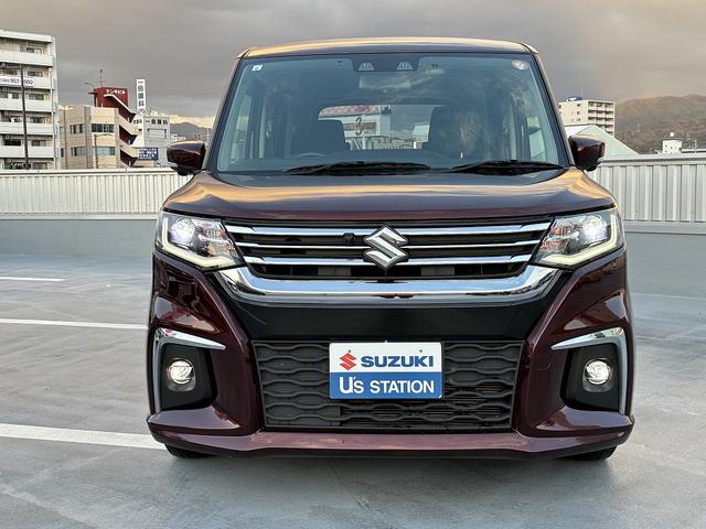 ソリオ ＨＹＢＲＩＤ　ＭＺ　全方位モニタ付きナビ搭載♪　ＥＴＣ車載器　前後ドライブレコーダー　後席両側電動スライドドア　プッシュスタート　オートライト　シートヒーター　オートエアコン　スズキセーフティーサポート　衝突被害軽減システム　盗難防止システム（10枚目）