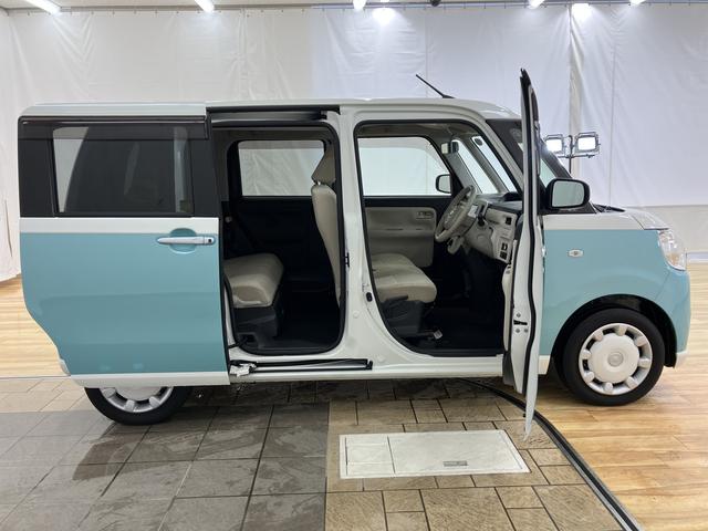 ムーヴキャンバス Ｘリミテッド　ＳＡＩＩ　／ＣＤオーディオ／キーフリー／　ＣＤオーディオ　キーフリー　フルホイールキャップ　プッシュスタート　オートエアコン　両側電動スライドドア（9枚目）