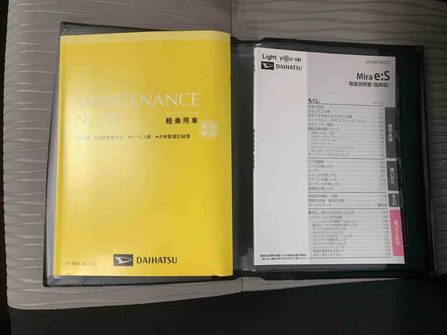 ミライース Ｘ　リミテッドＳＡＩＩＩ　まごころ保証１年付き　記録簿　取扱説明書　衝突被害軽減システム　キーレスエントリー　オートマチックハイビーム　レーンアシスト　エアバッグ　エアコン　パワーステアリング　パワーウィンドウ　ＡＢＳ（38枚目）