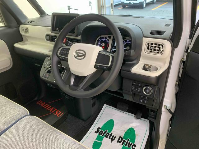 ムーヴキャンバス ストライプスＧ　まごころ保証１年付き　記録簿　取扱説明書　オートマチックハイビーム　衝突被害軽減システム　スマートキー　レーンアシスト　エアバッグ　エアコン　パワーステアリング　パワーウィンドウ　ＡＢＳ（22枚目）