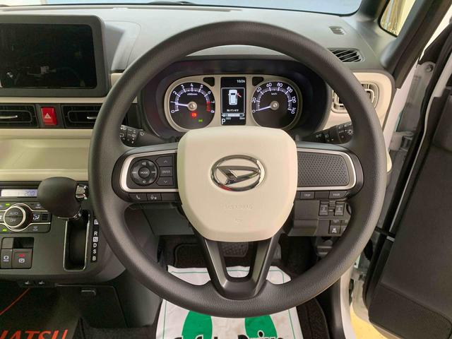 ムーヴキャンバス ストライプスＧ　まごころ保証１年付き　記録簿　取扱説明書　オートマチックハイビーム　衝突被害軽減システム　スマートキー　レーンアシスト　エアバッグ　エアコン　パワーステアリング　パワーウィンドウ　ＡＢＳ（9枚目）