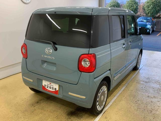 ムーヴキャンバス セオリーＧ　まごころ保証１年付き　記録簿　取扱説明書　オートマチックハイビーム　衝突被害軽減システム　スマートキー　レーンアシスト　禁煙車　ワンオーナー　エアバッグ　エアコン　パワーステアリング　パワーウィンドウ（4枚目）