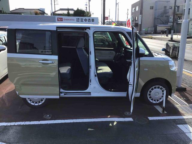 ムーヴキャンバス ストライプスX 衝突回避支援システム・4WD車・両側電動スライドドア・キーフリーシステム・オートライト・アイドリングストップ(7枚目)