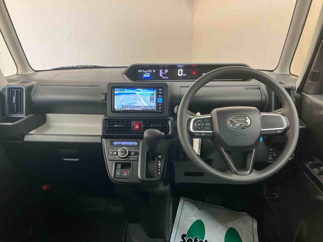 タント X/ナビ/バックモニター/ドラレコ ナビ バックモニター ドライブレコーダー オートエアコン プッシュボタンスタート キーフリー インパネシフト 電動パーキングブレーキ 左側電動スライドドア シートヒーター スマートアシスト(4枚目)