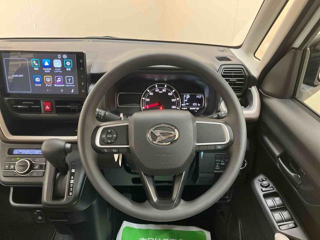 ムーヴ Ｘ／スライドドア／ディスプレイオーディオ／バックモニター　左側パワースライドドア　イージークローザー　ディスプレイオーディオ　バックモニター　プッシュボタンスタート　インパネシフト　キーフリー　足踏式パーキングブレーキ　ＬＥＤヘッドランプ　スマートアシスト（10枚目）