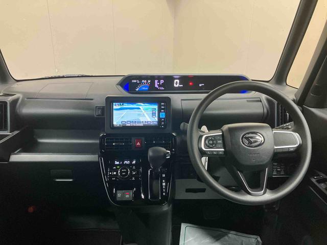 タント カスタムX/ナビ/パノラマモニター/ドラレコ ナビ パノラマモニター ドライブレコーダー オートエアコン 両側パワースライドドア イージークローザー キーフリー インパネシフト 電動パーキングブレーキ シートヒーター スマートアシスト(4枚目)