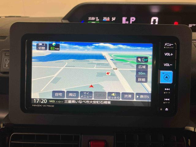 タント カスタムX/ナビ/パノラマモニター/ドラレコ ナビ パノラマモニター ドライブレコーダー オートエアコン 両側パワースライドドア イージークローザー キーフリー インパネシフト 電動パーキングブレーキ シートヒーター スマートアシスト(8枚目)