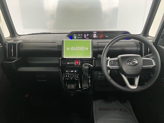 タント カスタムＲＳ　両側電動スライドドア・プッシュボタンスタート・ステアリングスイッチ・オートエアコン・キーフリーシステム・シートヒーター・全周囲カメラ対応・アルミホイール・パワーウィンドウ（3枚目）