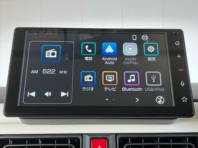 ムーヴキャンバス ストライプスGターボ 両側電動スライドドア・ディスプレイオーディオ・バックモニター・プッシュボタンスタート・ステアリングスイッチ・オートエアコン・キーフリー・ベンチシート・シートヒーター・コーナーセンサー・パワーウィンドウ(5枚目)