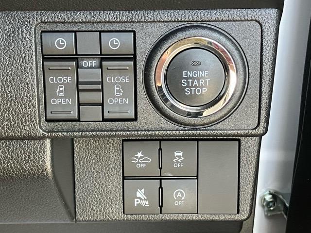 ムーヴキャンバス ストライプスGターボ 両側電動スライドドア・ディスプレイオーディオ・バックモニター・プッシュボタンスタート・ステアリングスイッチ・オートエアコン・キーフリー・ベンチシート・シートヒーター・コーナーセンサー・パワーウィンドウ(8枚目)