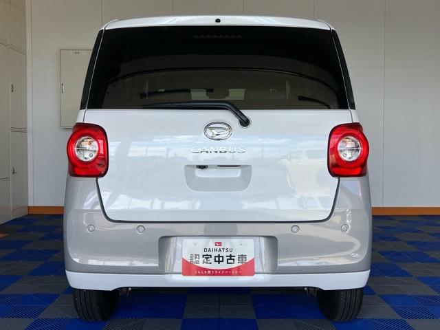 ムーヴキャンバス ストライプスGターボ 両側電動スライドドア・ディスプレイオーディオ・バックモニター・プッシュボタンスタート・ステアリングスイッチ・オートエアコン・キーフリー・ベンチシート・シートヒーター・コーナーセンサー・パワーウィンドウ(20枚目)