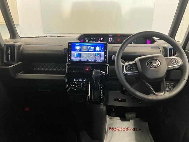 タント カスタムRSスタイルセレクション 両側電動スライドドア・ETC・ドラレコ・パノラマモニター・プッシュボタンスタート・ステアリングスイッチ・オートエアコン・キーフリー・シートヒーター・アルミホイール・パワーウィンドウ(2枚目)