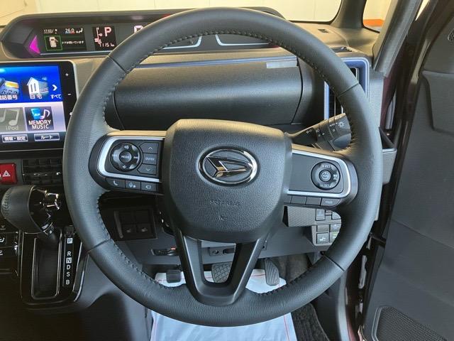 タント カスタムRSスタイルセレクション 両側電動スライドドア・ETC・ドラレコ・パノラマモニター・プッシュボタンスタート・ステアリングスイッチ・オートエアコン・キーフリー・シートヒーター・アルミホイール・パワーウィンドウ(9枚目)