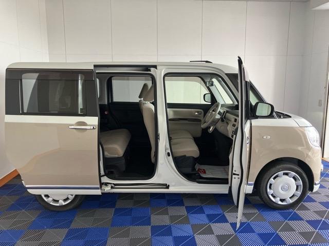 ムーヴキャンバス GメイクアップVS SAIII 両側電動スライドドア・ドラレコ・パノラマモニター・プッシュボタンスタート・ステアリングスイッチ・オートエアコン・オートハイビーム・キーフリー・ベンチシート・運転席シートヒーター・パワーウィンドウ(17枚目)