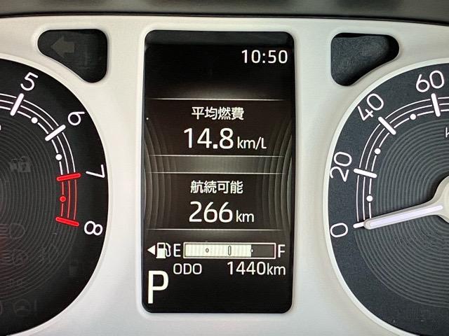 ムーヴキャンバス ストライプスＧ　両側電動スライドドア・プッシュボタンスタート・ステアリングスイッチ・オートエアコン・キーフリー・コーナーセンサー・ベンチシート・シートヒーター・パワーウィンドウ（6枚目）