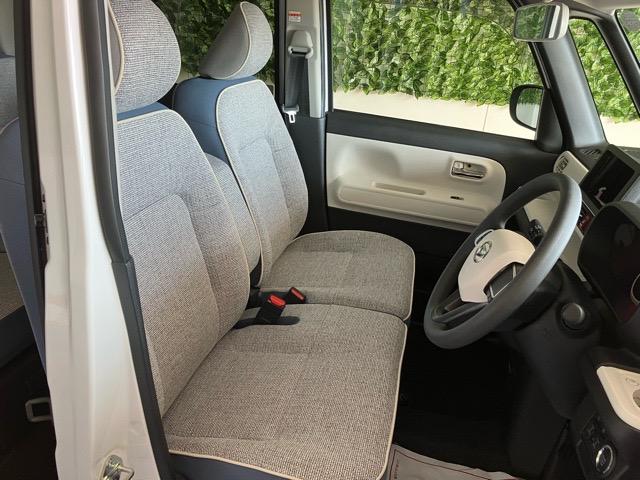 ムーヴキャンバス ストライプスＧ　両側電動スライドドア・プッシュボタンスタート・ステアリングスイッチ・オートエアコン・キーフリー・コーナーセンサー・ベンチシート・シートヒーター・パワーウィンドウ（18枚目）