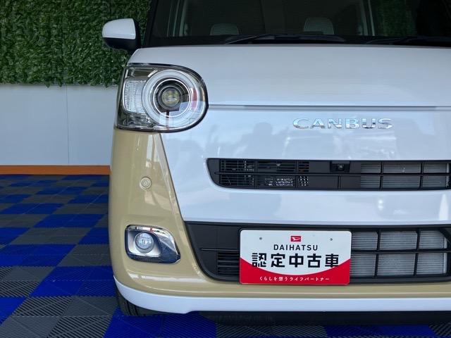 ムーヴキャンバス ストライプスＧ　両側電動スライドドア・プッシュボタンスタート・ステアリングスイッチ・オートエアコン・キーフリー・コーナーセンサー・ベンチシート・シートヒーター・パワーウィンドウ（26枚目）