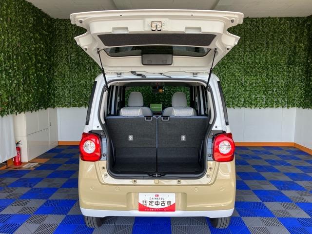 ムーヴキャンバス ストライプスＧ　両側電動スライドドア・プッシュボタンスタート・ステアリングスイッチ・オートエアコン・キーフリー・コーナーセンサー・ベンチシート・シートヒーター・パワーウィンドウ（33枚目）