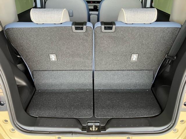 ムーヴキャンバス ストライプスＧ　両側電動スライドドア・プッシュボタンスタート・ステアリングスイッチ・オートエアコン・キーフリー・コーナーセンサー・ベンチシート・シートヒーター・パワーウィンドウ（35枚目）