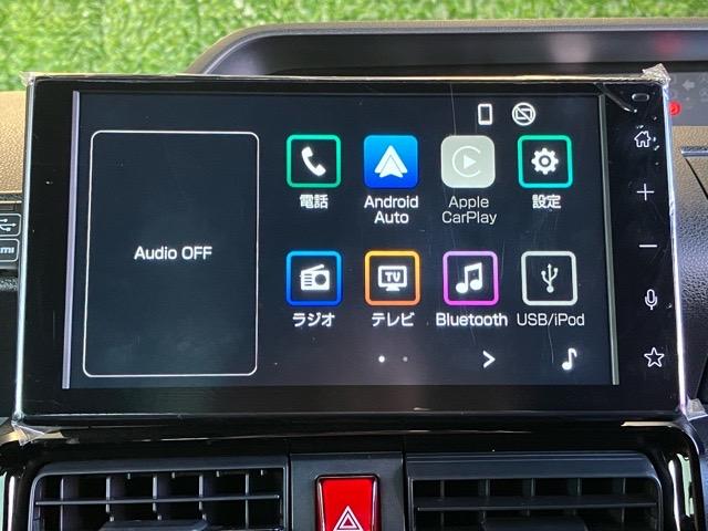 タント カスタムRS エコアイドル非装着車 両側電動スライドドア・ETC・ディスプレイオーディオ・バックモニター・プッシュボタンスタート・ステアリングスイッチ・オートエアコン・キーフリー・コーナーセンサー・シートヒーター・パワーウィンドウ(5枚目)