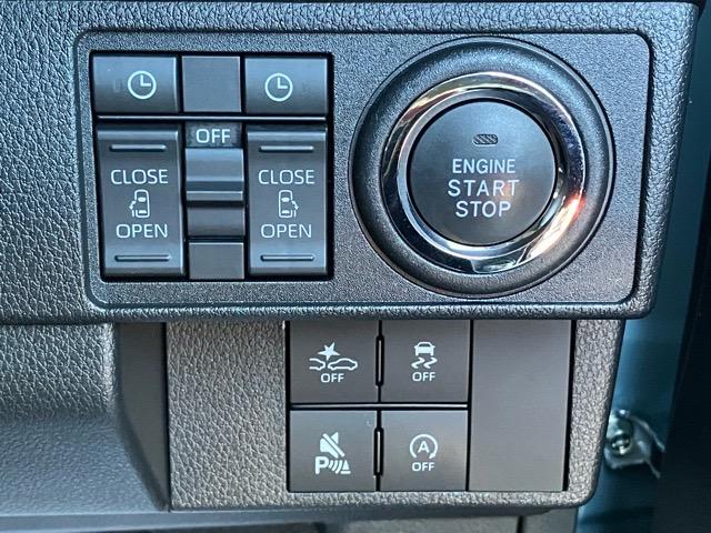 ムーヴキャンバス セオリーＧ　両側電動スライドドア・プッシュボタンスタート・ステアリングスイッチ・オートエアコン・キーフリー・コーナーセンサー・ベンチシート・シートヒーター・パワーウィンドウ（4枚目）