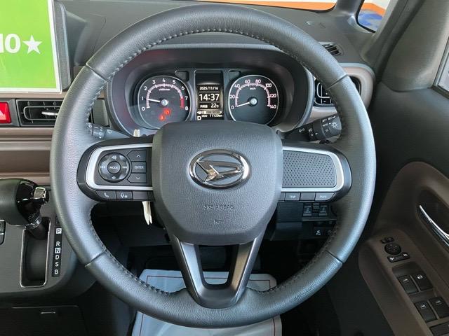 ムーヴキャンバス セオリーＧ　両側電動スライドドア・プッシュボタンスタート・ステアリングスイッチ・オートエアコン・キーフリー・コーナーセンサー・ベンチシート・シートヒーター・パワーウィンドウ（8枚目）