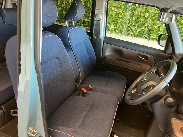 ムーヴキャンバス セオリーＧ　両側電動スライドドア・プッシュボタンスタート・ステアリングスイッチ・オートエアコン・キーフリー・コーナーセンサー・ベンチシート・シートヒーター・パワーウィンドウ（18枚目）