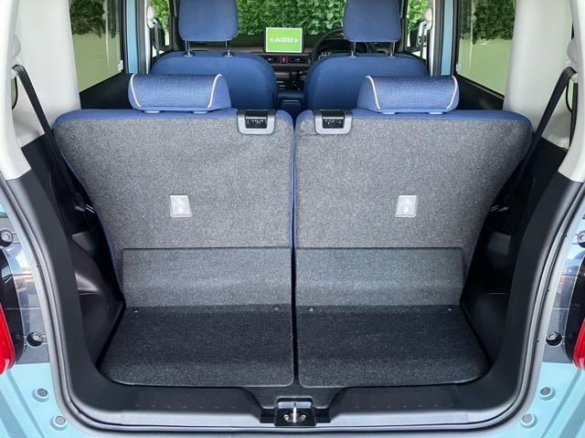 ムーヴキャンバス セオリーＧ　両側電動スライドドア・プッシュボタンスタート・ステアリングスイッチ・オートエアコン・キーフリー・コーナーセンサー・ベンチシート・シートヒーター・パワーウィンドウ（35枚目）