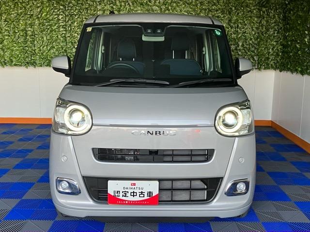 ムーヴキャンバス セオリーＧ　両側電動スライドドア・プッシュボタンスタート・ステアリングスイッチ・オートエアコン・キーフリー・コーナーセンサー・ベンチシート・シートヒーター・バックカメラ対応・パワーウィンドウ（15枚目）