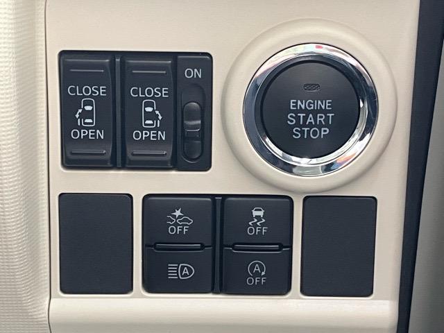 ムーヴキャンバス Ｇメイクアップリミテッド　ＳＡＩＩＩ　両側電動スライドドア・ドラレコ・ＥＴＣ・パノラマモニター・プッシュボタンスタート・ステアリングスイッチ・オートエアコン・キーフリー・ベンチシート・パワーウィンドウ（8枚目）