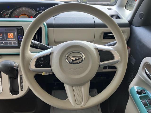 ムーヴキャンバス Ｇメイクアップリミテッド　ＳＡＩＩＩ　両側電動スライドドア・ドラレコ・ＥＴＣ・パノラマモニター・プッシュボタンスタート・ステアリングスイッチ・オートエアコン・キーフリー・ベンチシート・パワーウィンドウ（13枚目）